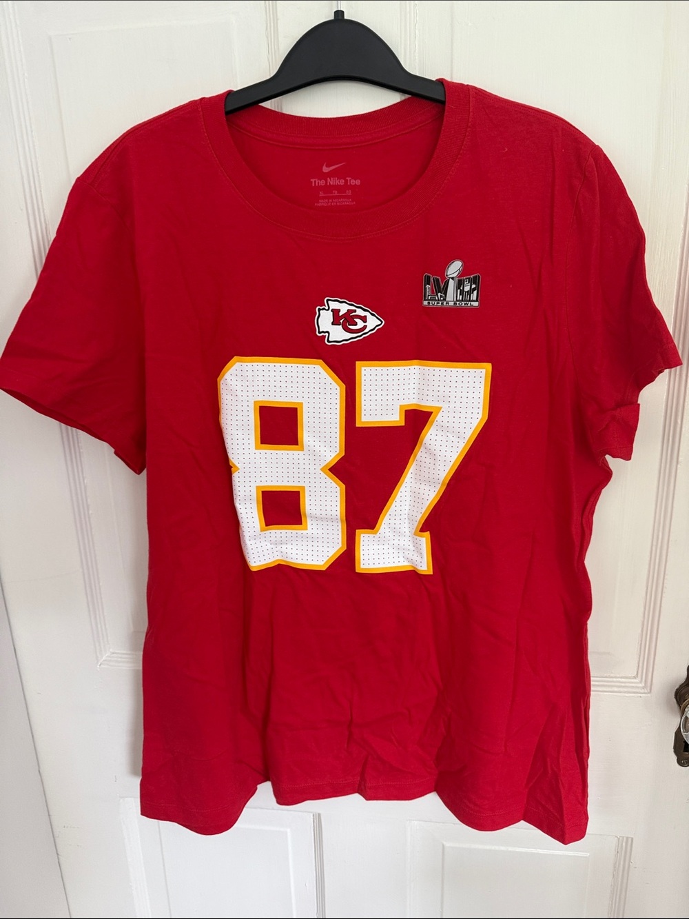 Nike Red Kansas City #87 Football Tee